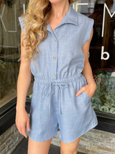 Marianna Button Down Romper