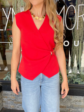 Adeline Wrap Knit Top