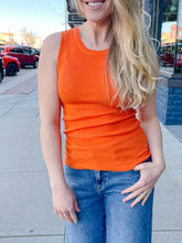 Kristen Sweater Tank | Orange