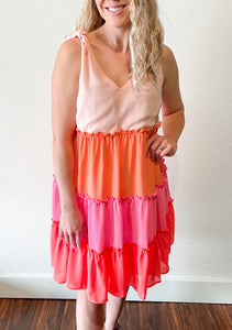Taylor Coral Dress