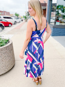 Evelyn Geometric Dress