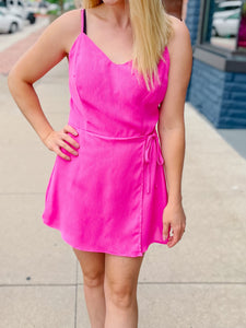 Brooke Hot Pink Romper