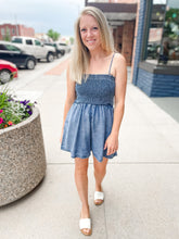 Reagan Denim Blue Romper