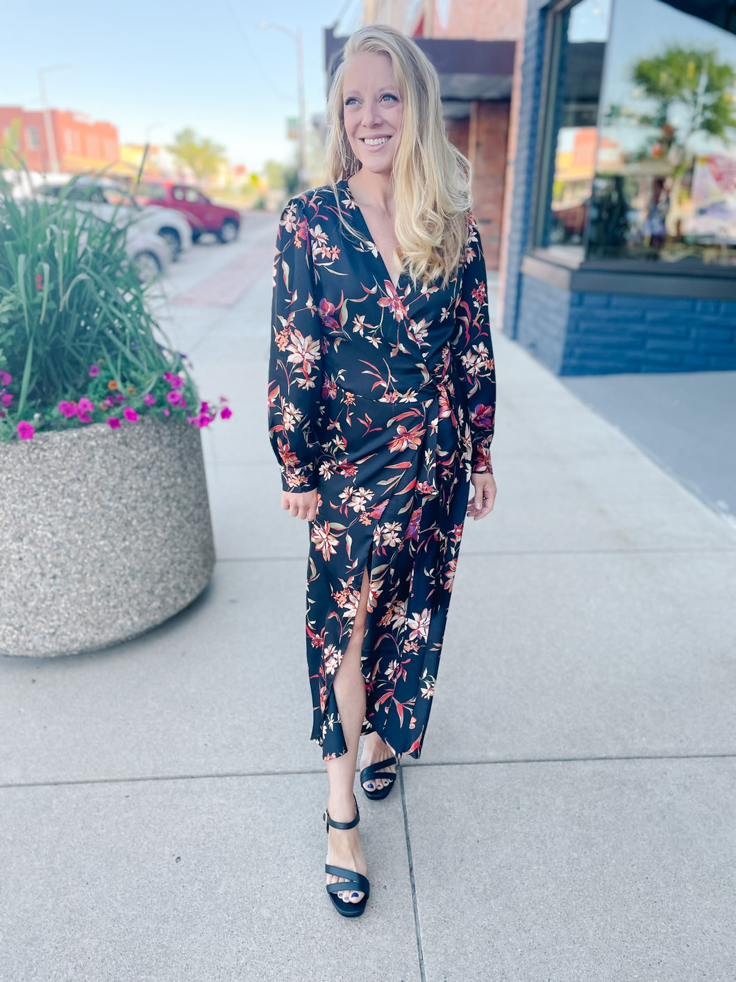 Carmen Floral Maxi Dress