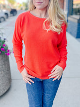 Jaylene Orange Sweater