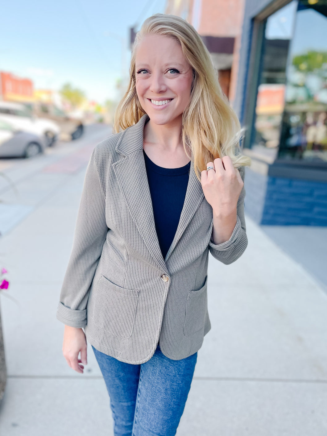 Kenna Textured Blazer