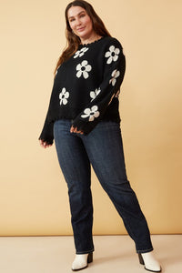 Bria Floral Sweater