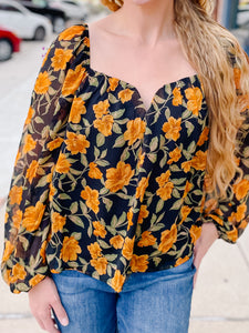 Regan Floral Top