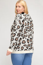 Cream Leopard Print Sweater
