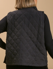 Black Quilted Vest
