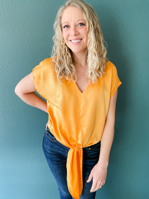 Mango Tie Top