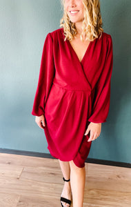 Tenley Burgundy Dress