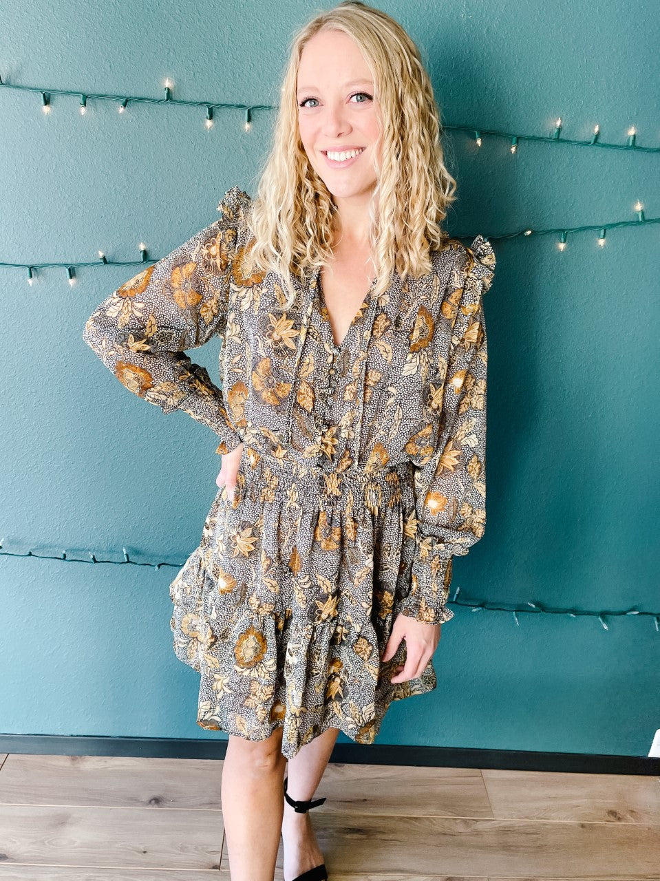 Moonlight Gold Dress